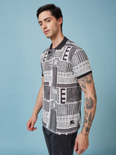 Men's Printed Polo Neck Half Sleeves T-shirts